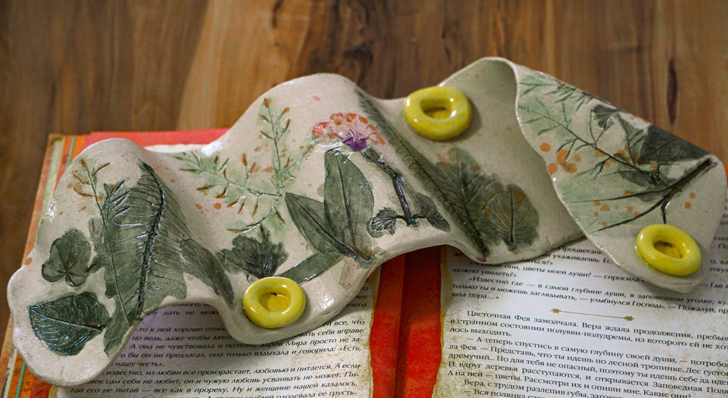 Floral waves candlesticks holder - Jenya&Co