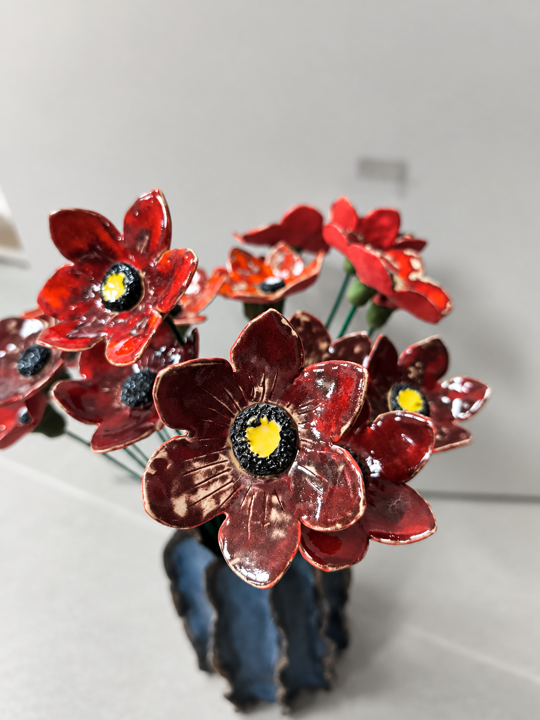 Ceramic Flower on a Stem