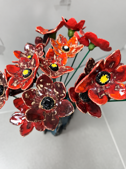 Ceramic Flower on a Stem