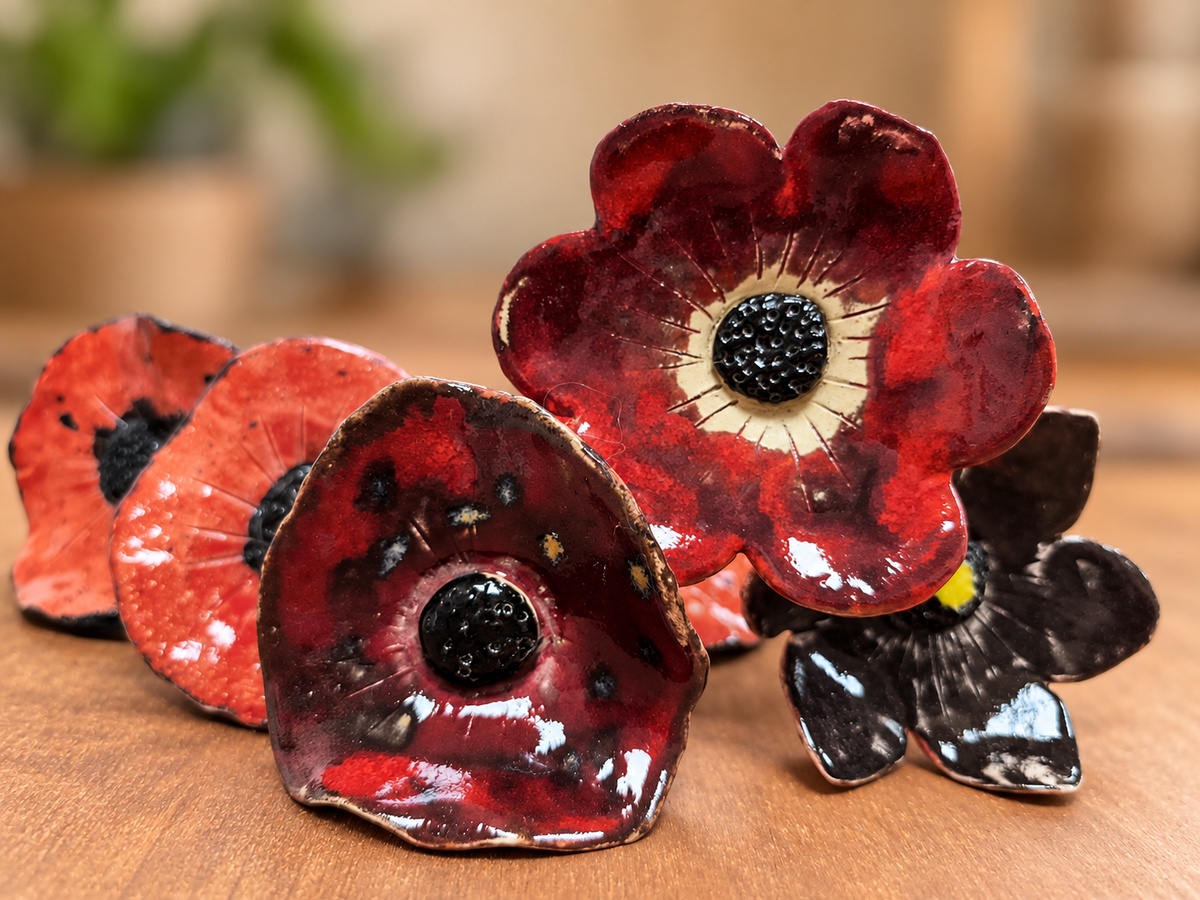 Ceramic Flower on a Stem