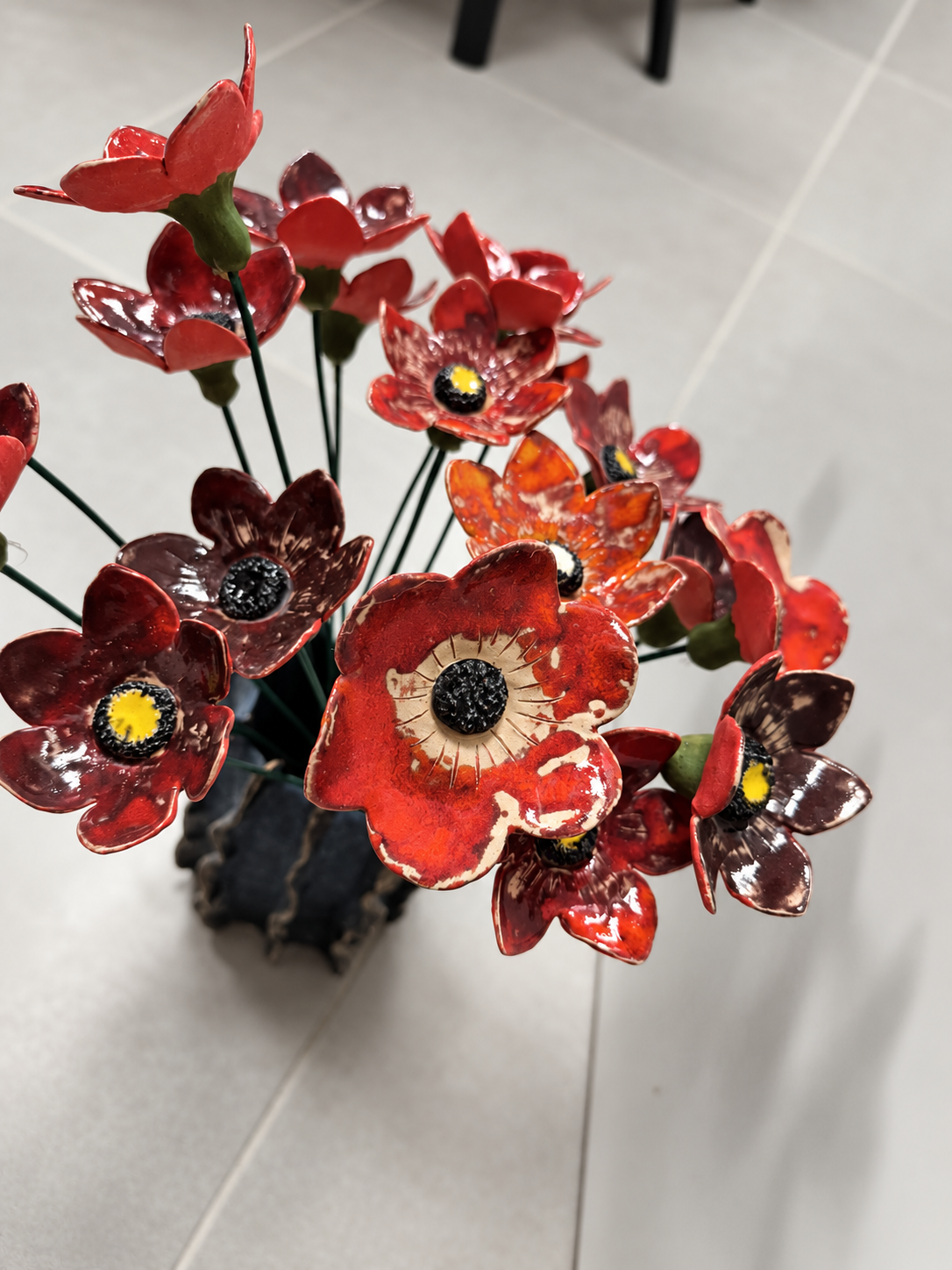 Ceramic Flower on a Stem
