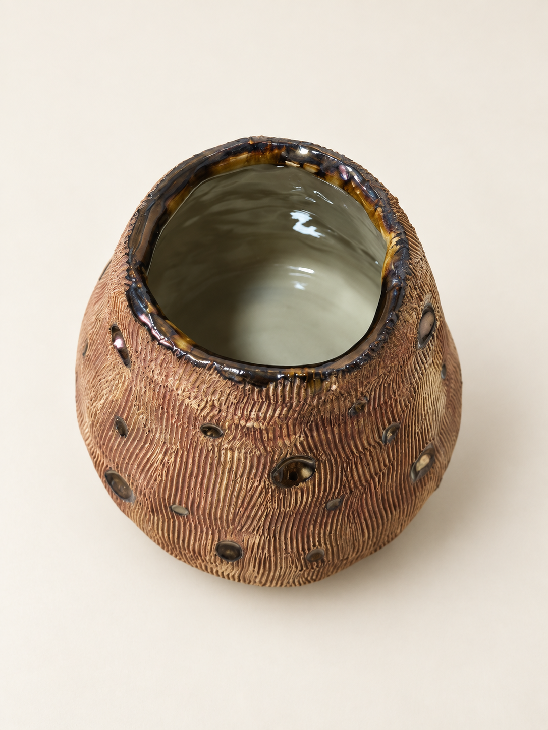 Ceramic Vase “Earth & Light”